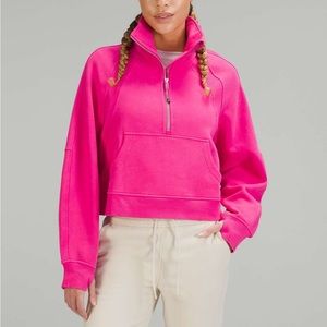 Lululemon Scuba Oversized Funnel Neck Half Zip
Sonic Pink Size M/L